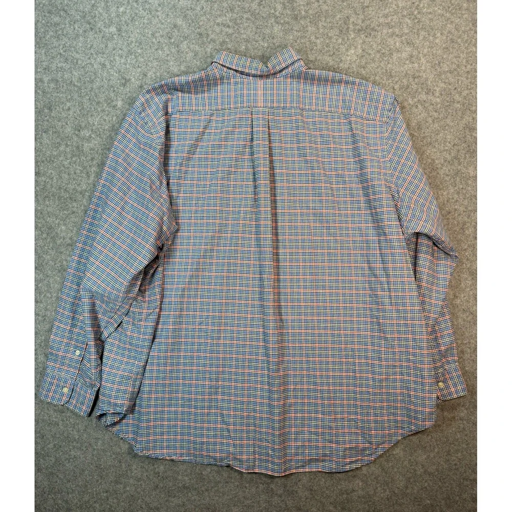 Polo Ralph‎ Lauren Mens 3XB Big Plaid Button Down Shirt Long Sleeve